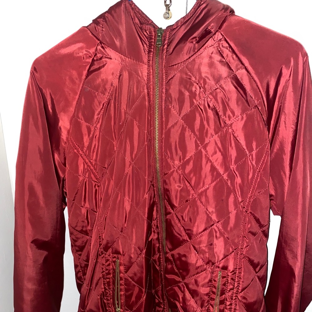 Charlotte Russe bomber jacket with fur inside